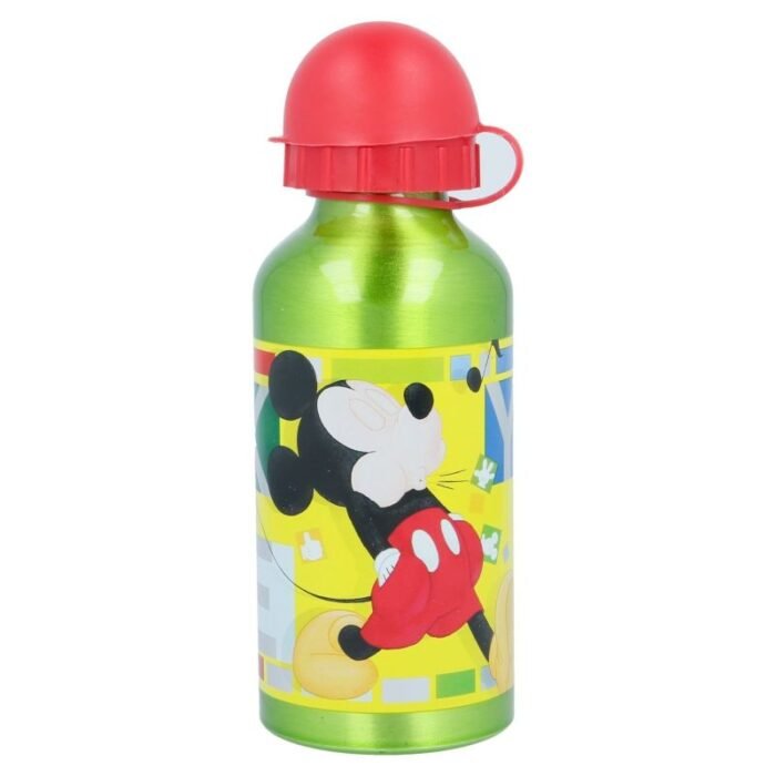 plyashka-stor-stor-44234 Пляшка алюмінієва дитяча STOR ALUMINIUM BOTTLE 400 ML MICKEY WATERCOLORS - Зображення 1