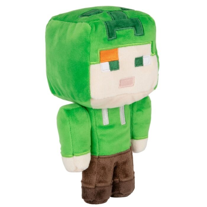 plyusheva-iigrashka-jinx-jinx-10932 Плюшева іграшка Minecraft Happy Explorer Alex in Creeper Costume - Зображення 1