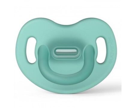 Пустушка силіконова анатомічна, 0-6 місяців, зелена (8426420074056)