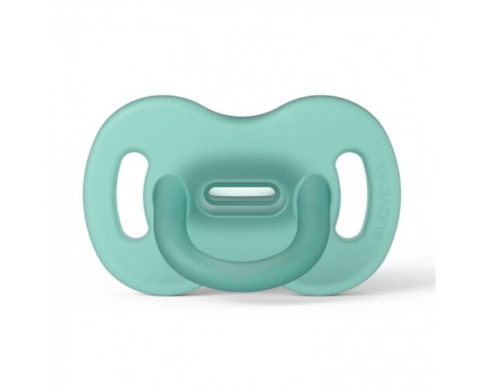 Пустушка силіконова фізіологічна, 0-6 місяців, зелена (8426420074209) - Зображення 1
