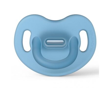 Пустушка силіконова анатомічна, 0-6 місяців, блакитна (8426420074063)