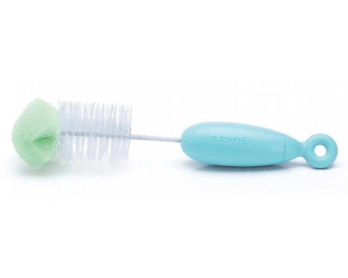 Щіточка 2 в 1 для миття пляшечок/блакитна (8426420102071) - Зображення 1