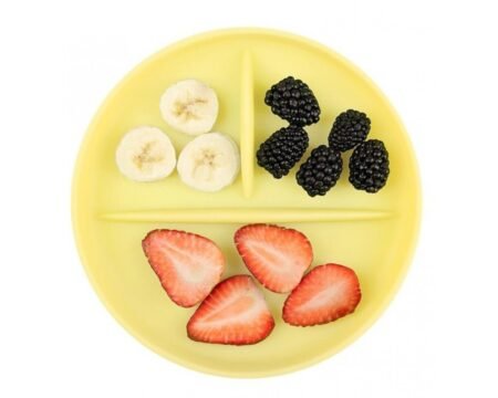 Дитяча тарілка із секціями, Lemon/Жовта - Зображення 2