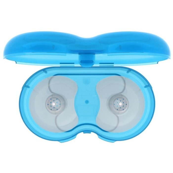 Силіконові накладки для сосків, розмір 1 (до 24 мм), 2 шт.в контейнері для зберігаеея та стерилізації - Зображення 2