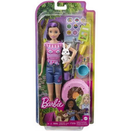 Barbie camping sister Barbie + pet