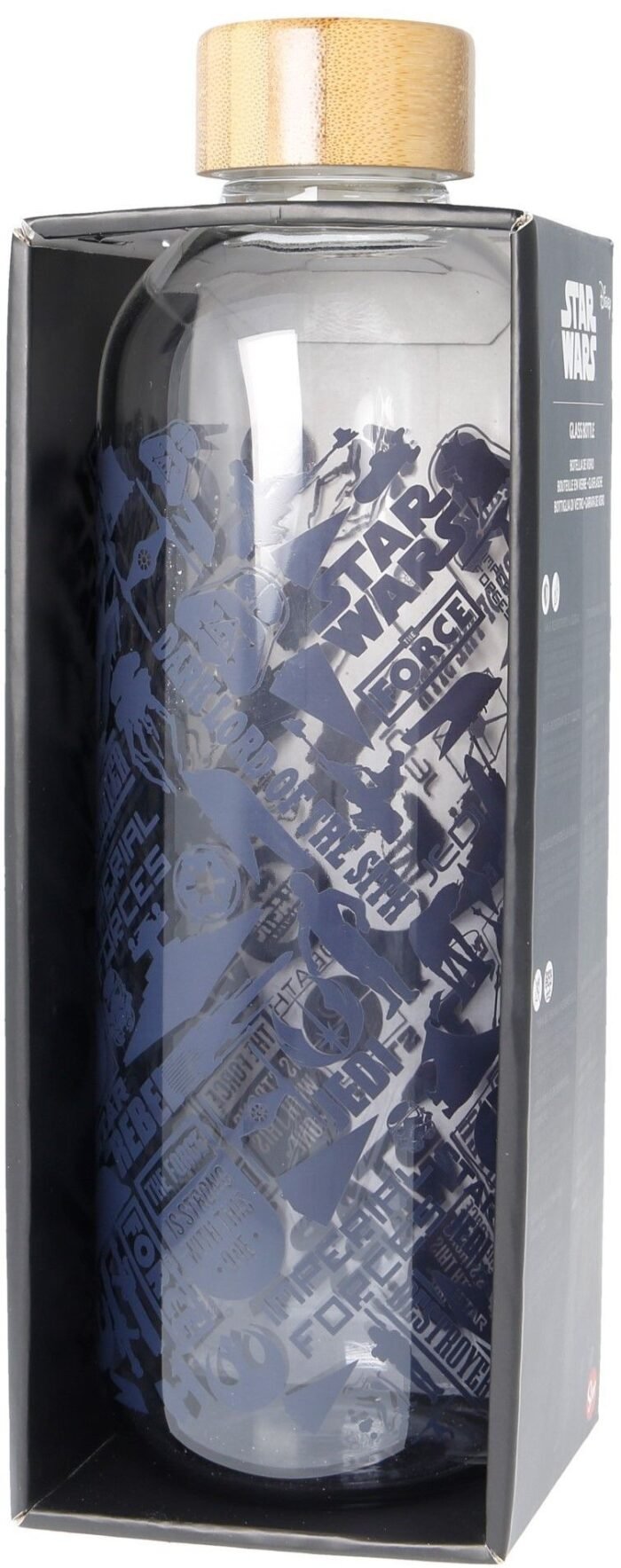 Скляна пляшка для води STOR LARGE GLASS BOTTLE 1030 ML STAR WARS - Зображення 1