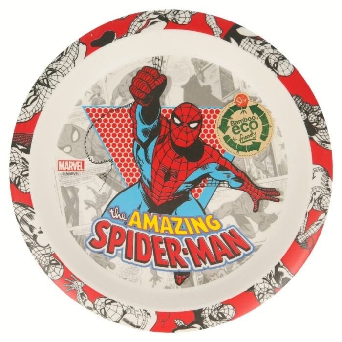 Набір посуду STOR BAMBOO 3 PCS SET WITH RIM SPIDERMAN COMIC - Зображення 2