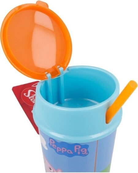 Пляшка для води та їжі дитяча STOR SNACK TUMBLER 400 ML PEPPA PIG - Зображення 2