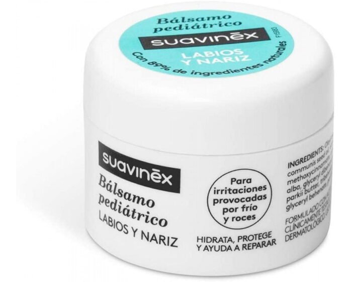 suavinex-detskij-balzam-2-1500x1200h Дитячий бальзам для носика та губ, 10 мл, Suavinex (8426420075176) - Зображення 1