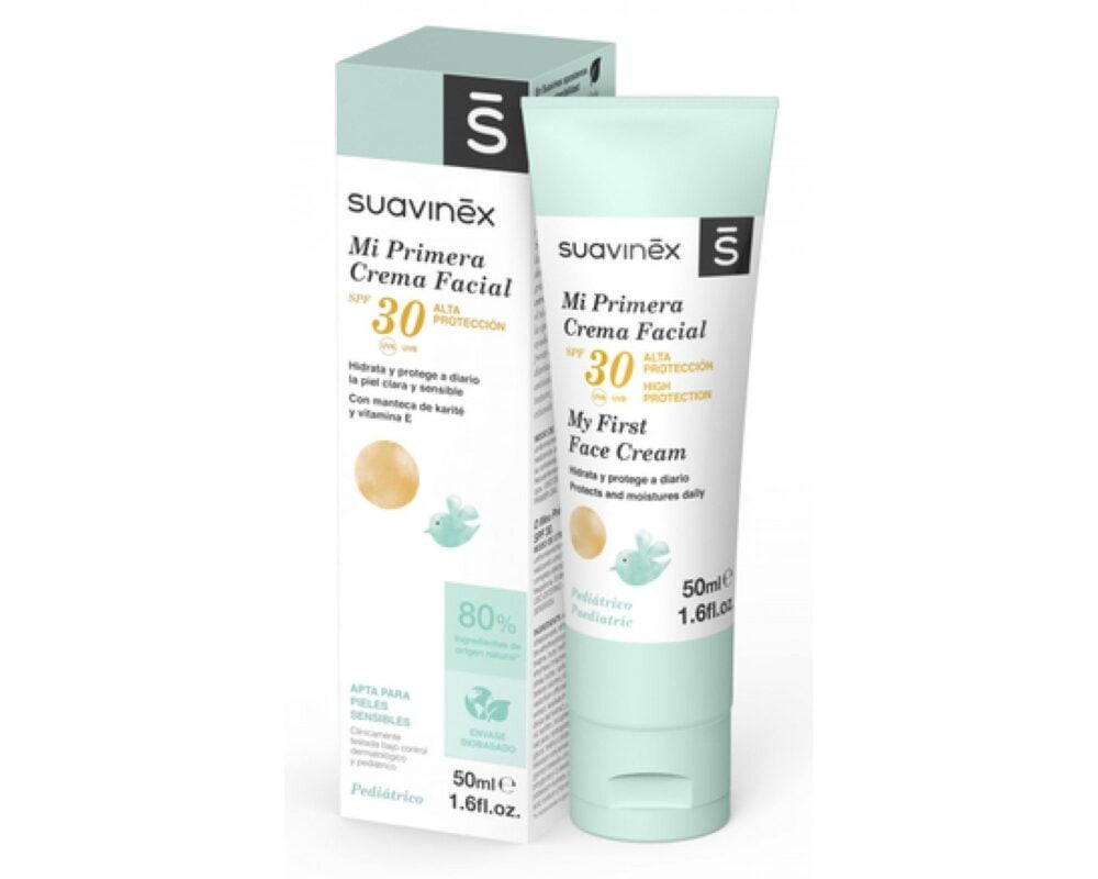 Дитячий крем для лиця SPF 30, 50 мл, Suavinex (8426420072564)