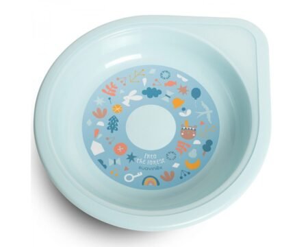 Набір посуду для годування *Лісові історії*/ блакитний (глубока тарілка, середня тарілка, чашечка,ложечка) (8426420070300) - Зображення 3