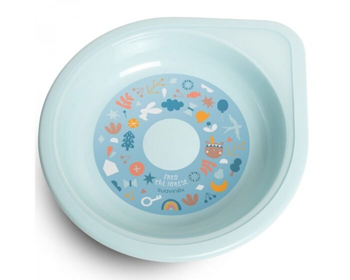 Набір посуду для годування *Лісові історії*/ блакитний (глубока тарілка, середня тарілка, чашечка,ложечка) (8426420070300) - Зображення 3