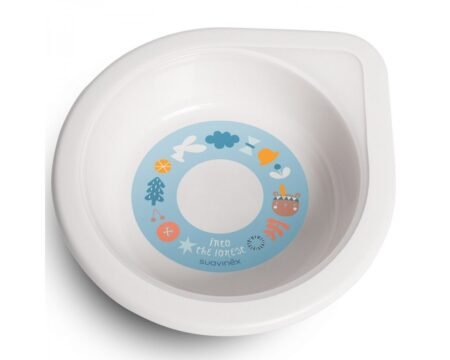 Набір посуду для годування *Лісові історії*/ блакитний (глубока тарілка, середня тарілка, чашечка,ложечка) (8426420070300) - Зображення 2