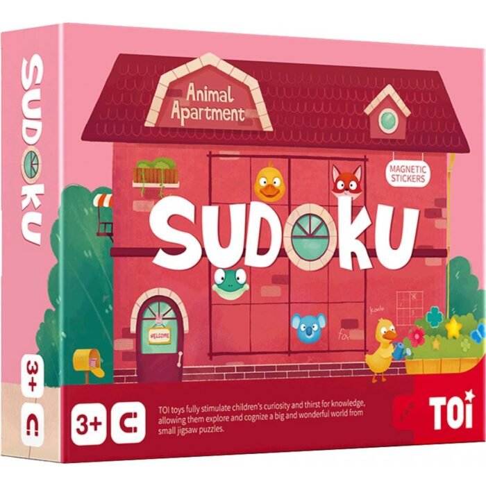 2041004 Настільна гра магнітне судоку *Будинок для тварин*, легкий рівень - Зображення 2