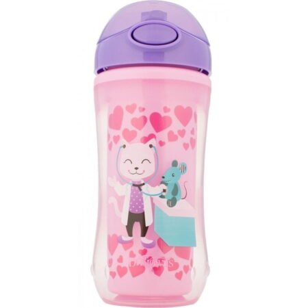 Чашка - термос з твердим носиком, колір рожевий, 12+ місяців, 300 мл