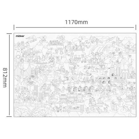 Постер-раскраска Африка - Зображення 2