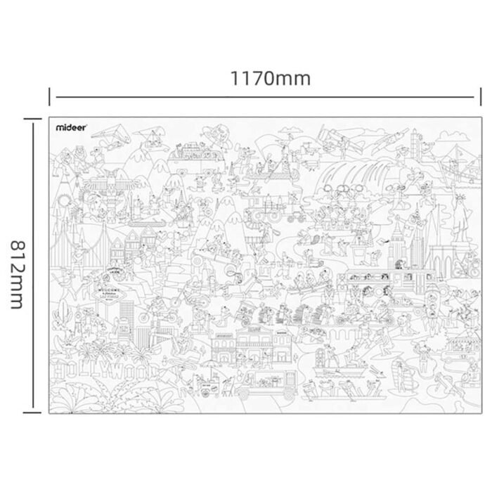 Постер-раскраска Африка - Зображення 2