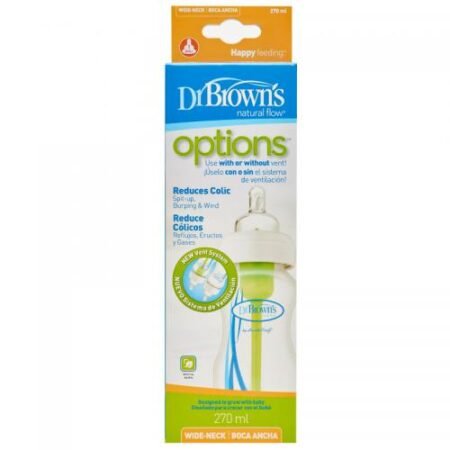 Дитяча пляшечка для годування з широким горлечком, 270 мл, 1 шт. в упаковці