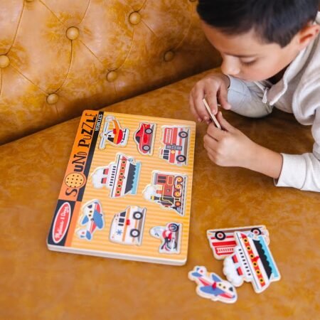 Звуковий пазл *Машинки* Melissa&Doug  (MD725) - Зображення 3