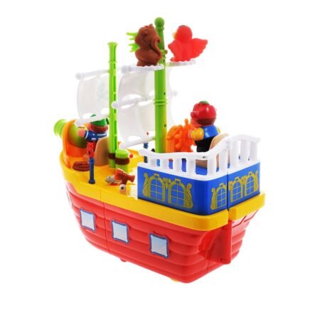 Ігровий набір - ПІРАТСЬКИЙ КОРАБЕЛЬ (на колесах, світло, звук)