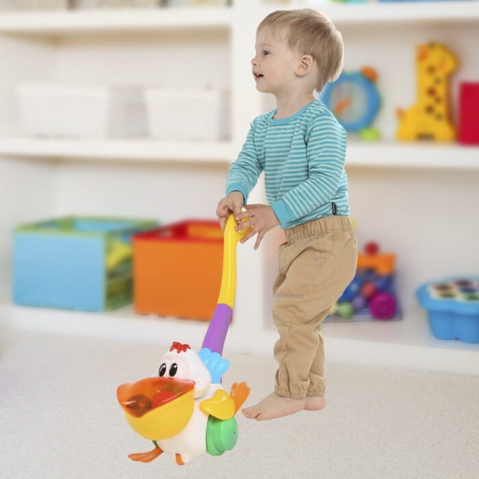 Іграшка-каталка - ПЕЛІКАН-ВИТІВНИК (світло, озвуч. укр. мовою) - Зображення 3