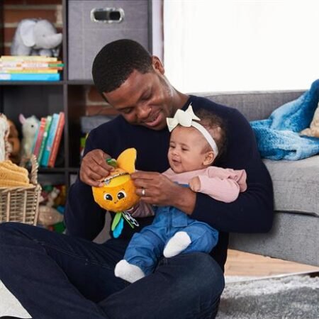 М'яка іграшка-підвіска Lamaze Апельсинка з прорізувачем (L27384) - Зображення 3