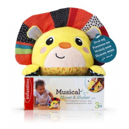 INFANTINO М'яка музична іграшка  *Рухливе левеня*, 316258I