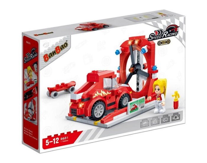 Конструктор *Швидкісні гонки* (231 елм.) Лабораторія випробовувань / Banbao - Зображення 1