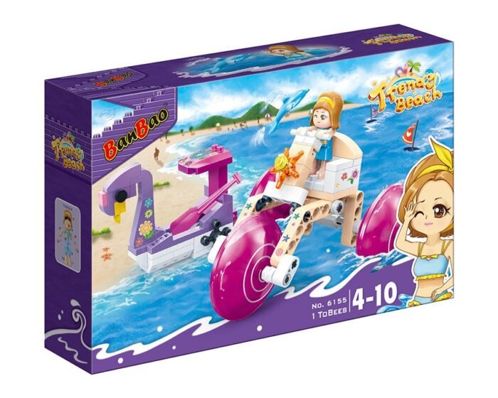 Конструкторт *Модний пляж* (135 елм.) Ігри на воді / Banbao - Зображення 1