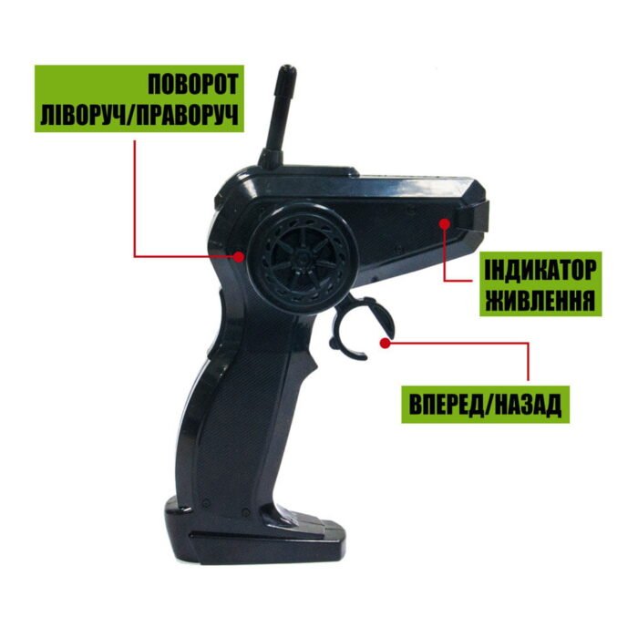 Автомобиль OFF-ROAD CRAWLER на р/у – ROCK SPORT (черный, аккум. 3,6V, метал. корпус, 1:20) - Зображення 3