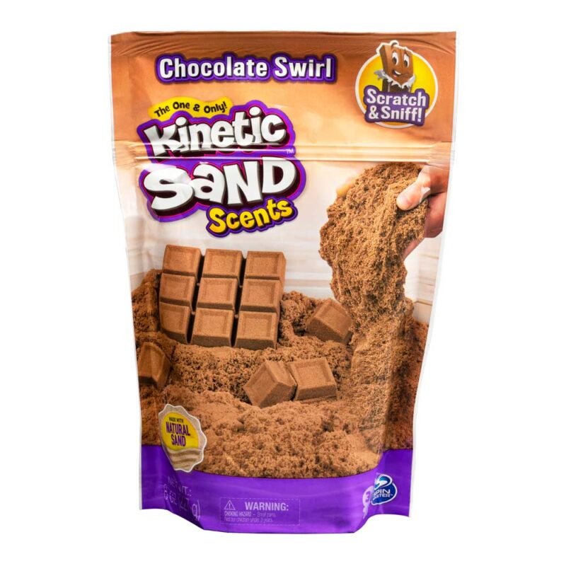 Песок для детского творчества с ароматом - KINETIC SAND ГОРЯЧИЙ ШОКОЛАД