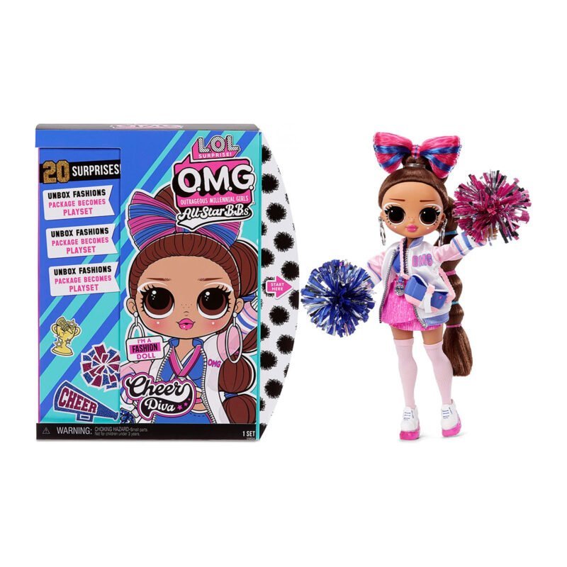 Ігровий набір з лялькою L.O.L. SURPRISE! серії *O.M.G. Sports Doll* – ЛЕДІ-ЧИРЛІДЕР (з аксесуарами)
