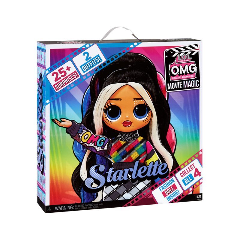 Игровой набор с куклой L.O.L. SURPRISE! серии *O.M.G. Movie Magic* - ЗВЕЗДОЧКА (с аксессуарами)