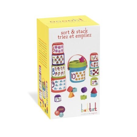 Игровой набор - СОРТЕР-ПИРАМИДКА: ДВА В ОДНОМ (19 предметов)