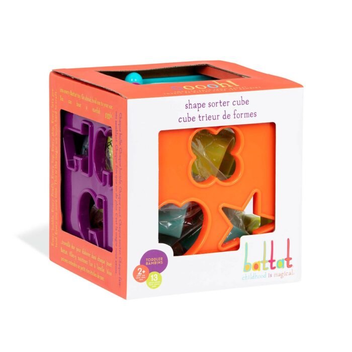 bt2577z_13 Розвиваюча іграшка-сортер - РОЗУМНИЙ КУБ (12 форм) - Зображення 1