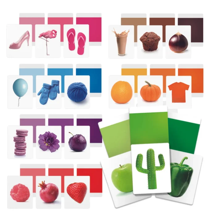 Картки Монтессорі *Кольори та відтінки* - Зображення 2