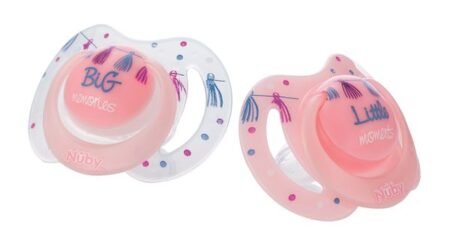 Пустушка *Анатомічна* світиться в темряві,  6-36m+ (2шт.уп.,в асорт)