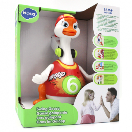 Интерактивная музыкальная игрушка Hola Toys Танцующий гусь (828-green)