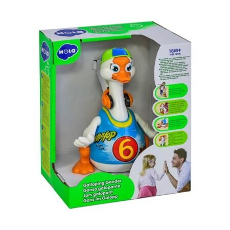 Интерактивная музыкальная игрушка Hola Toys Танцующий гусь (828-blue)