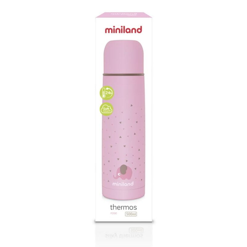 Термос для жидкостей розовый SILKY THERMOS PINK 500ML
