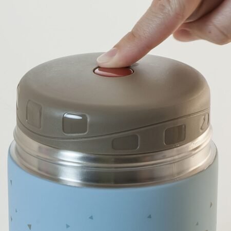 Термос пищевой голубой SILKY FOOD THERMOS BLUE 600ML - Зображення 2