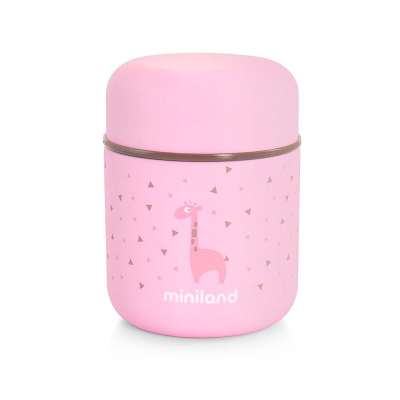 Термос пищевой розовый SILKY FOOD THERMOS MINI PINK 280ML