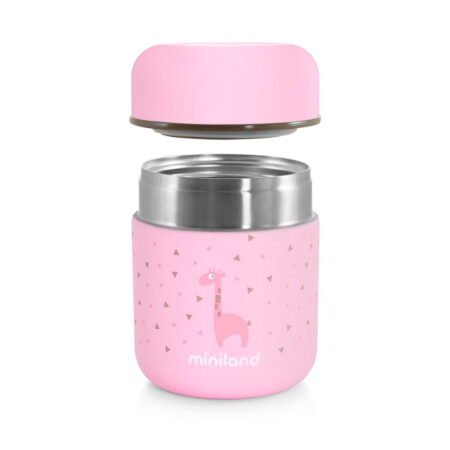 Термос пищевой розовый SILKY FOOD THERMOS MINI PINK 280ML - Зображення 2