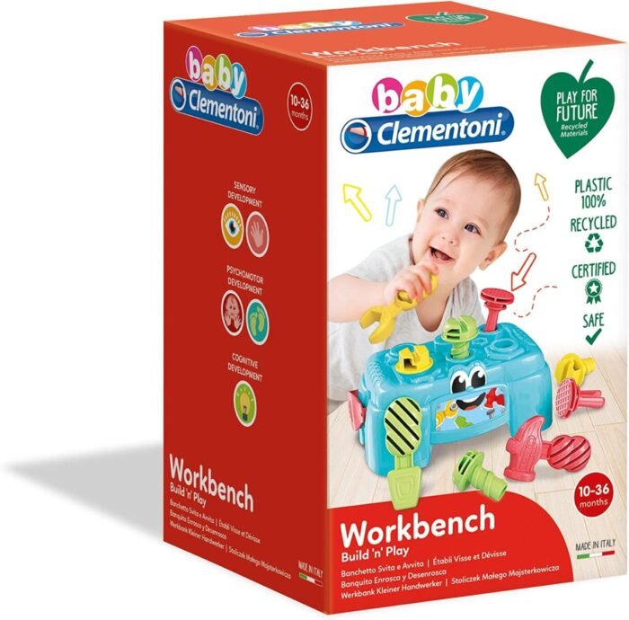 Конструктор  Clementoni Baby Сортер столик маленького майстра - Зображення 1