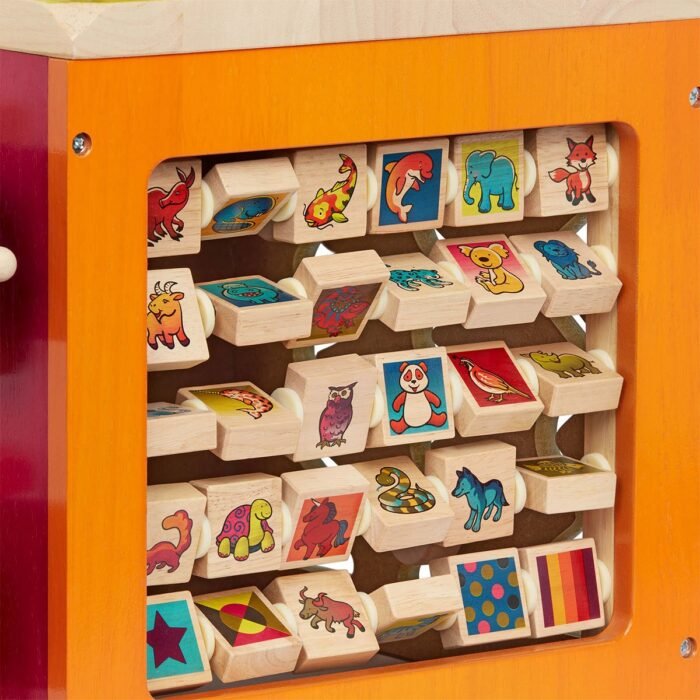 Развивающая деревянная игрушка - ЗОО-КУБ (размер 34х30х45 см) - Зображення 3