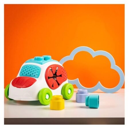 Конструктор м’який  Clementoni Soft  Clemmy  Автомобіль з кубиками 8 шт. - Зображення 2