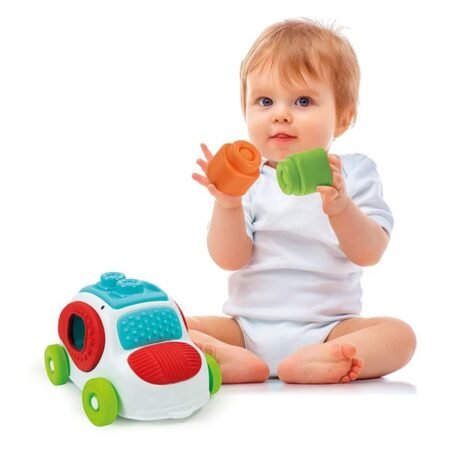 Конструктор м’який  Clementoni Soft  Clemmy  Автомобіль з кубиками 8 шт. - Зображення 3