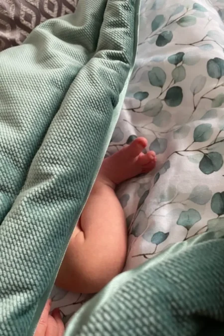 Конверт для новонароджених Зелені листочки - Зображення 2