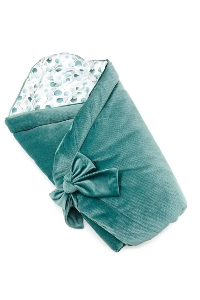 konvert-dlya-novonarodzhenikh-zeleni-listochki-72450966574430 Конверт для новонароджених Зелені листочки - Зображення 1