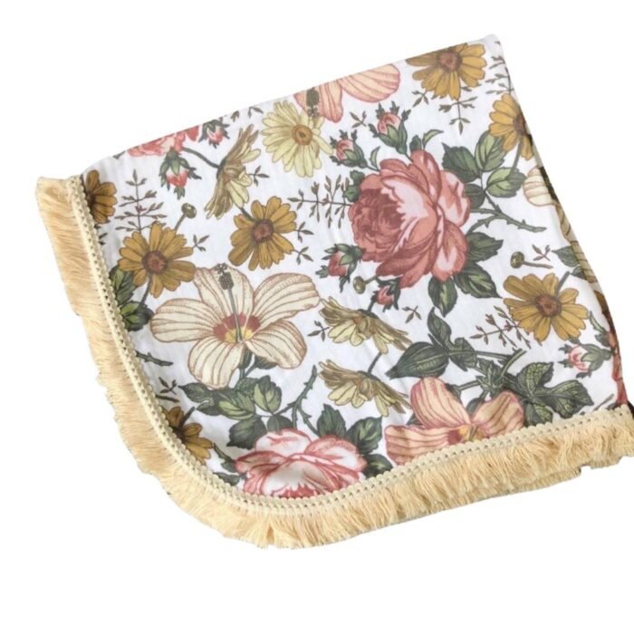 Плед мусліновий Квіти сканді - Зображення 1